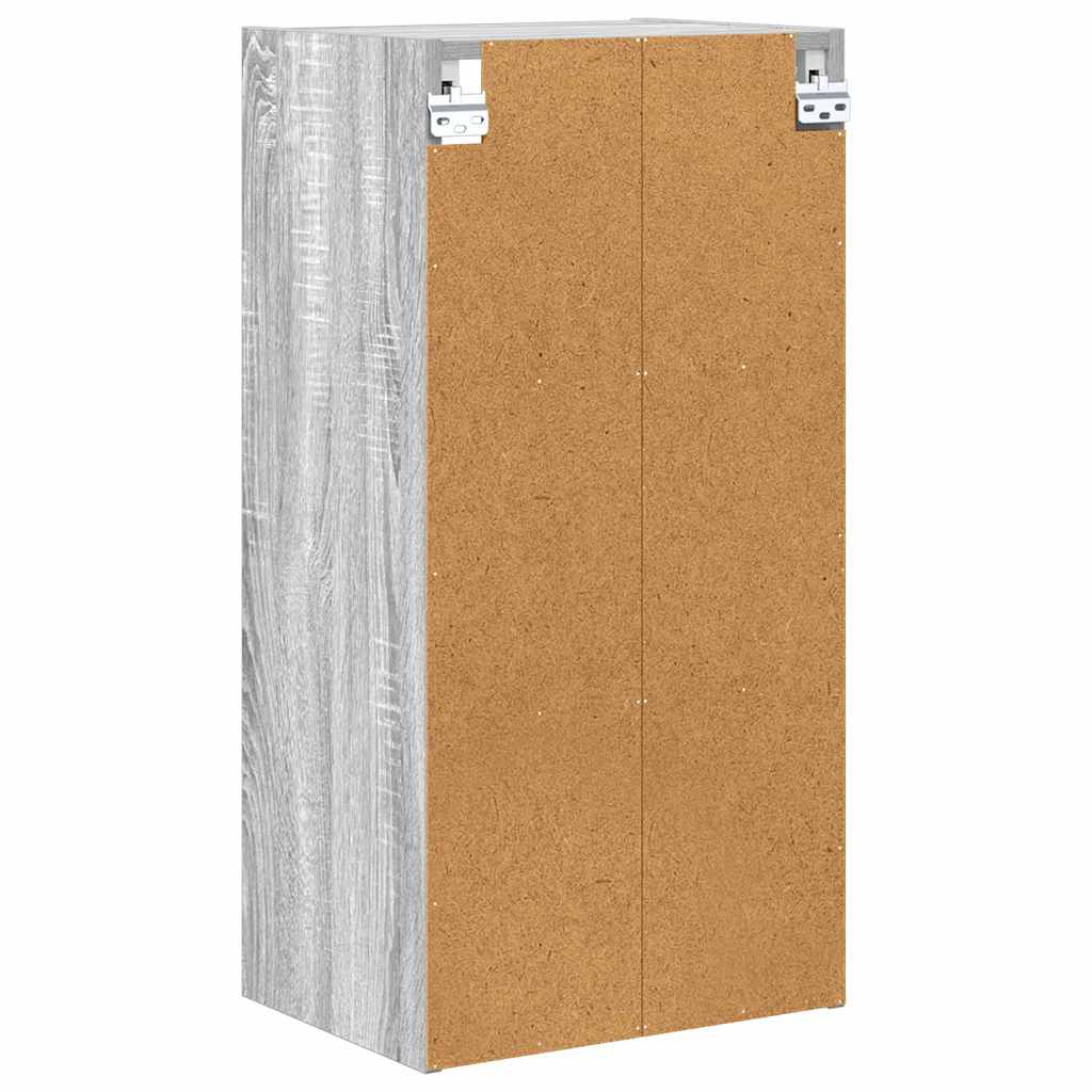 Hängeschrank Sonoma-Grau 40 x 29,5 x 80 cm Holzwerkstoff