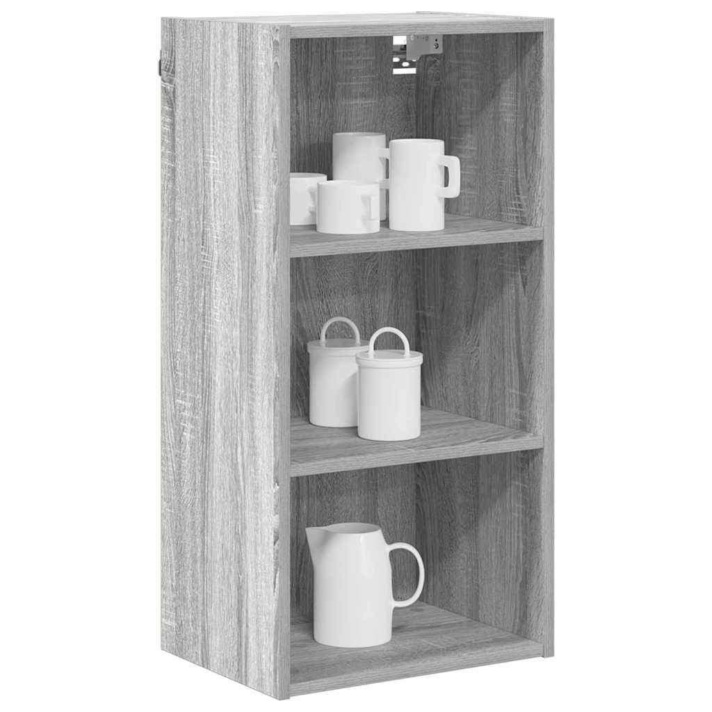Hängeschrank Sonoma-Grau 40 x 29,5 x 80 cm Holzwerkstoff