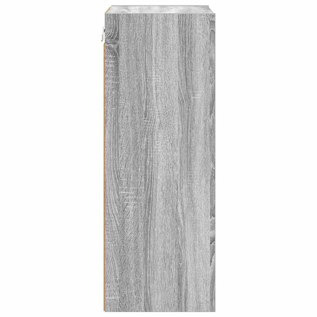 Hängeschrank Sonoma-Grau 40 x 29,5 x 80 cm Holzwerkstoff