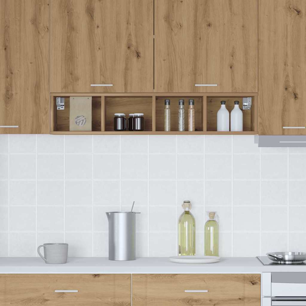 Hängeschrank mit Regal Riga Artisan-Eiche 20 x 29,5 x 100 cm