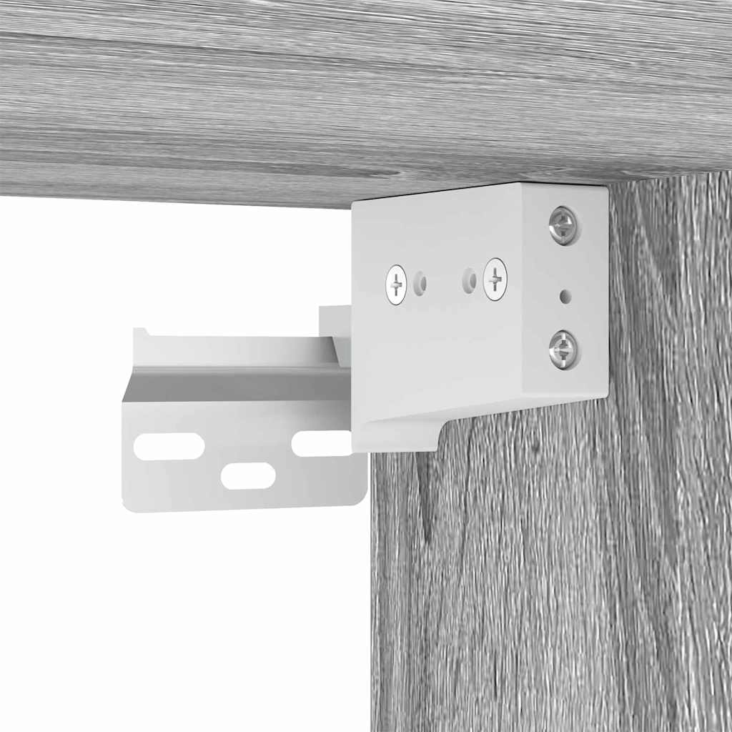 Hängeschrank mit Regal Riga Graues Sonoma 30 x 29,5 x 100 cm