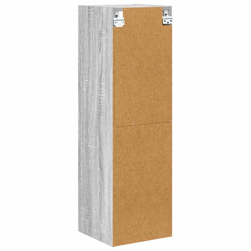Hängeschrank mit Regal Riga Graues Sonoma 30 x 29,5 x 100 cm