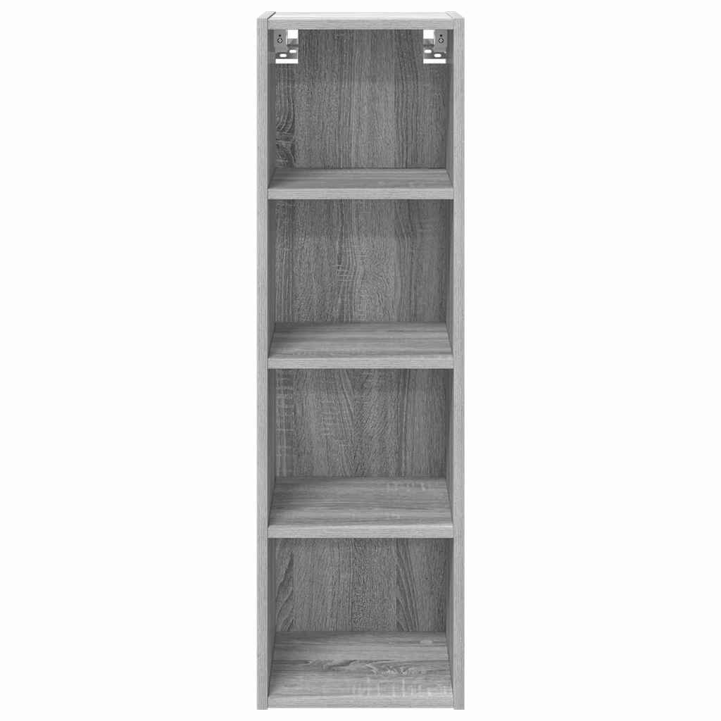 Hängeschrank mit Regal Riga Graues Sonoma 30 x 29,5 x 100 cm