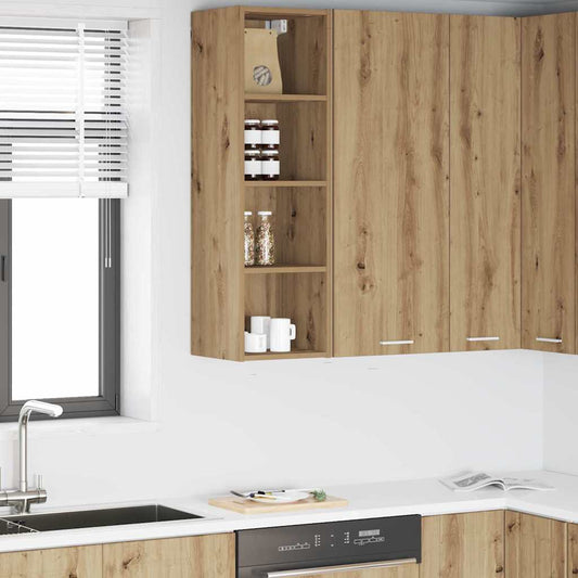 Hängeschrank mit Regal Riga Artisan-Eiche 30 x 29,5 x 100 cm