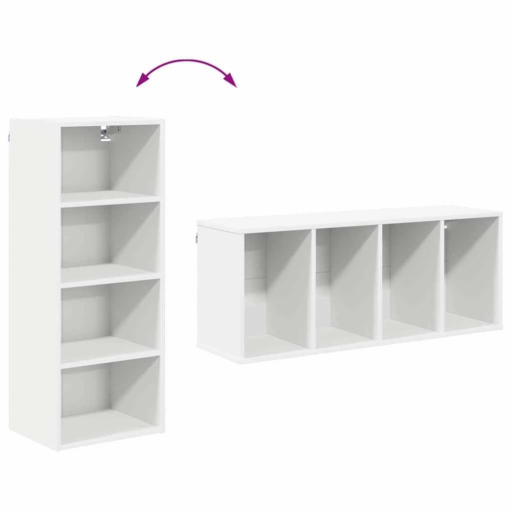 Hängeschrank Weiß 40 x 29,5 x 100 cm Holzwerkstoff
