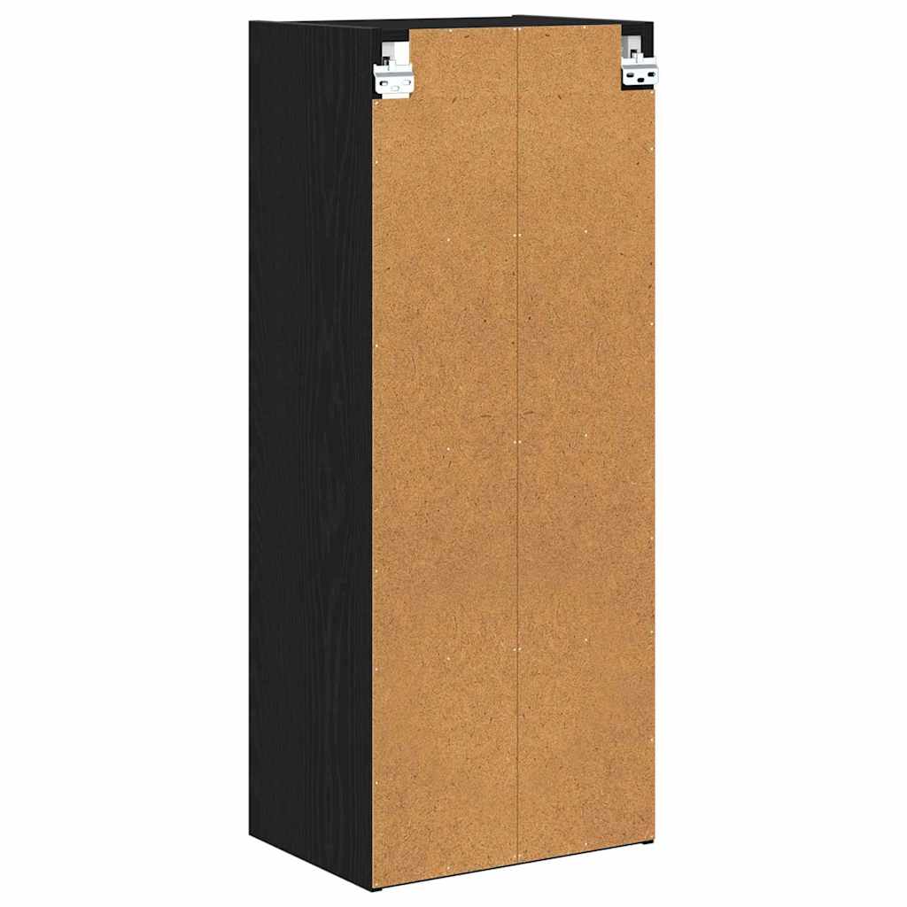 Hängeschrank Schwarz Eichen-Optik 40 x 29,5 x 100 cm