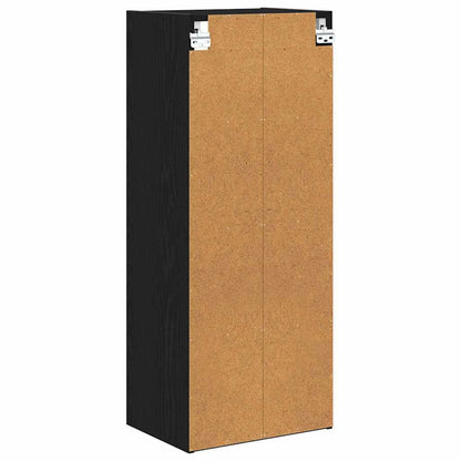 Hängeschrank Schwarz Eichen-Optik 40 x 29,5 x 100 cm