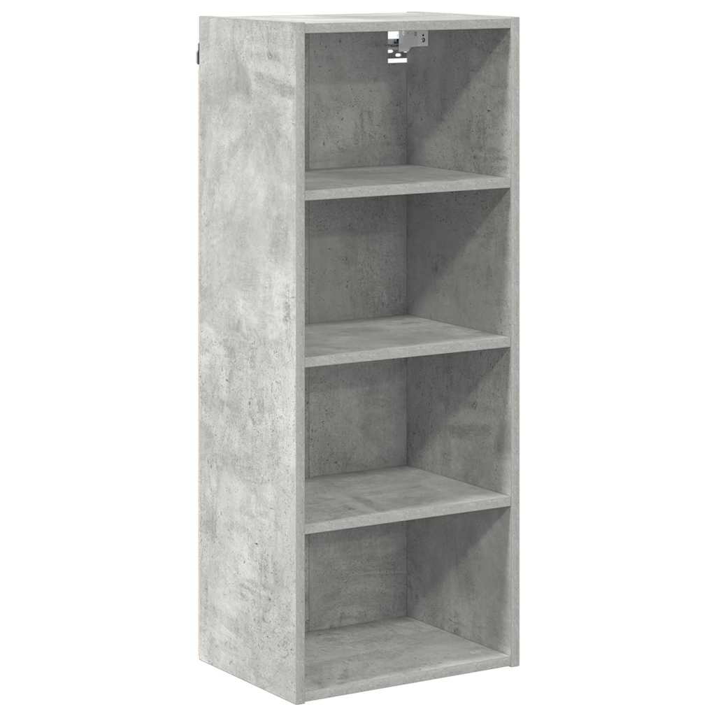 Hängeschrank Betongrau 40 x 29,5 x 100 cm Holzwerkstoff