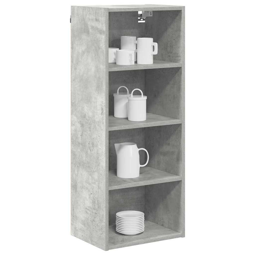 Hängeschrank Betongrau 40 x 29,5 x 100 cm Holzwerkstoff