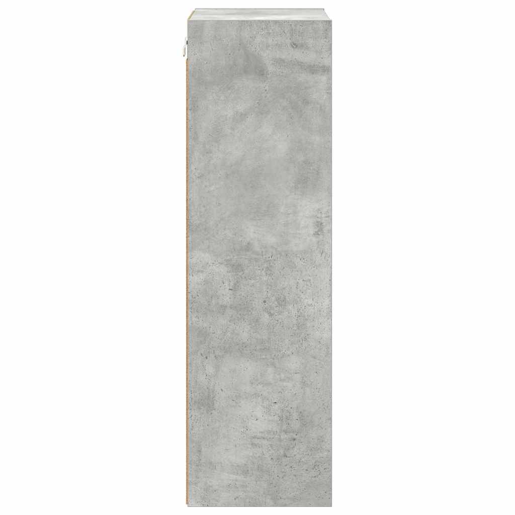 Hängeschrank Betongrau 40 x 29,5 x 100 cm Holzwerkstoff