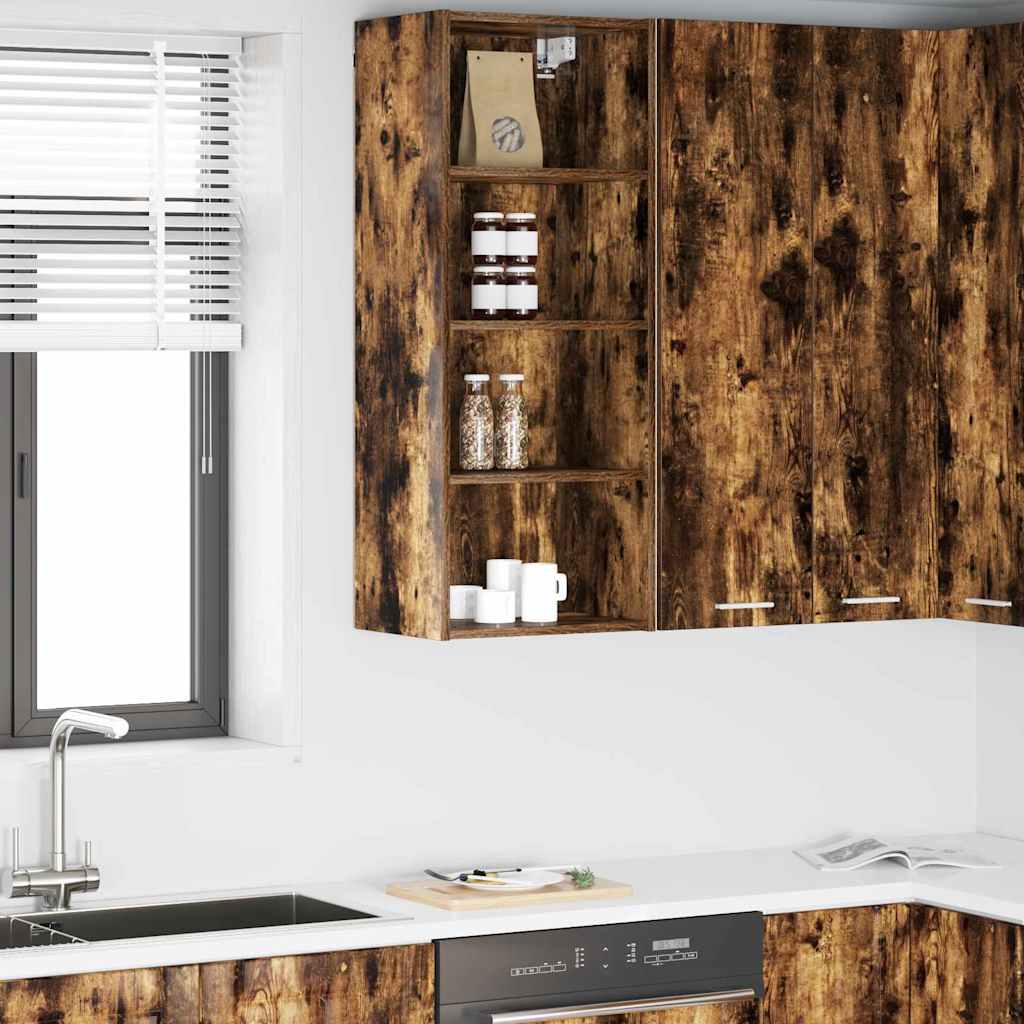 Hängeschrank Räuchereiche 40 x 29,5 x 100 cm Holzwerkstoff