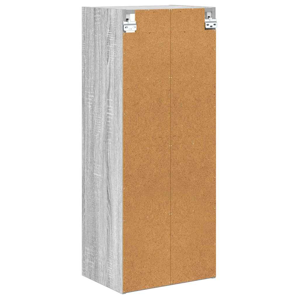Hängeschrank mit Regal Riga Graues Sonoma 40 x 29,5 x 100 cm