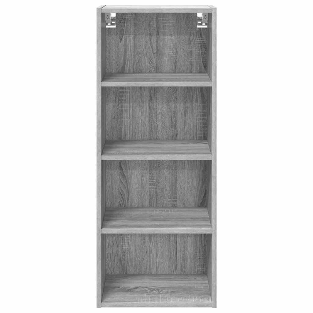 Hängeschrank mit Regal Riga Graues Sonoma 40 x 29,5 x 100 cm