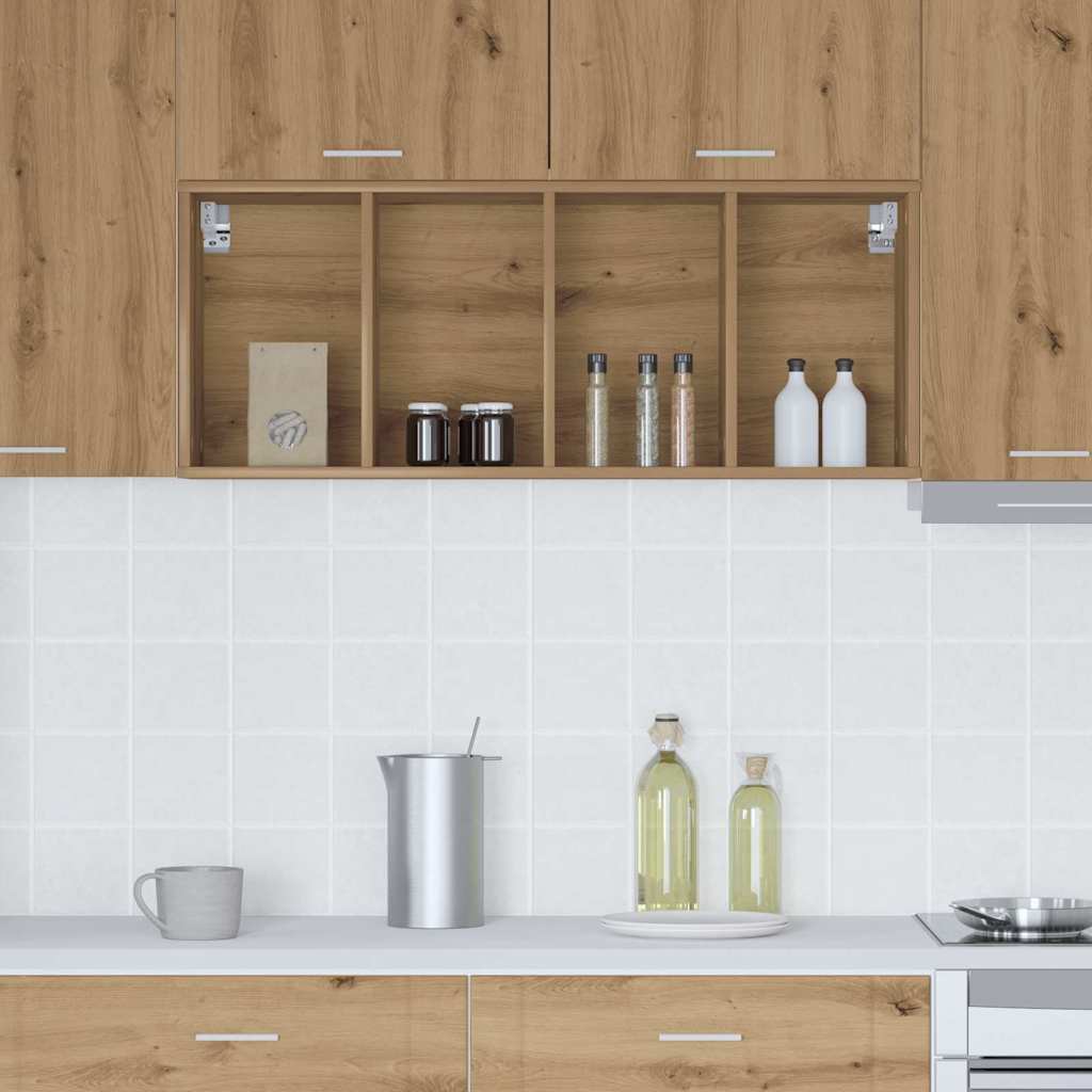 Hängeschrank mit Regal Riga Artisan-Eiche 40 x 29,5 x 100 cm