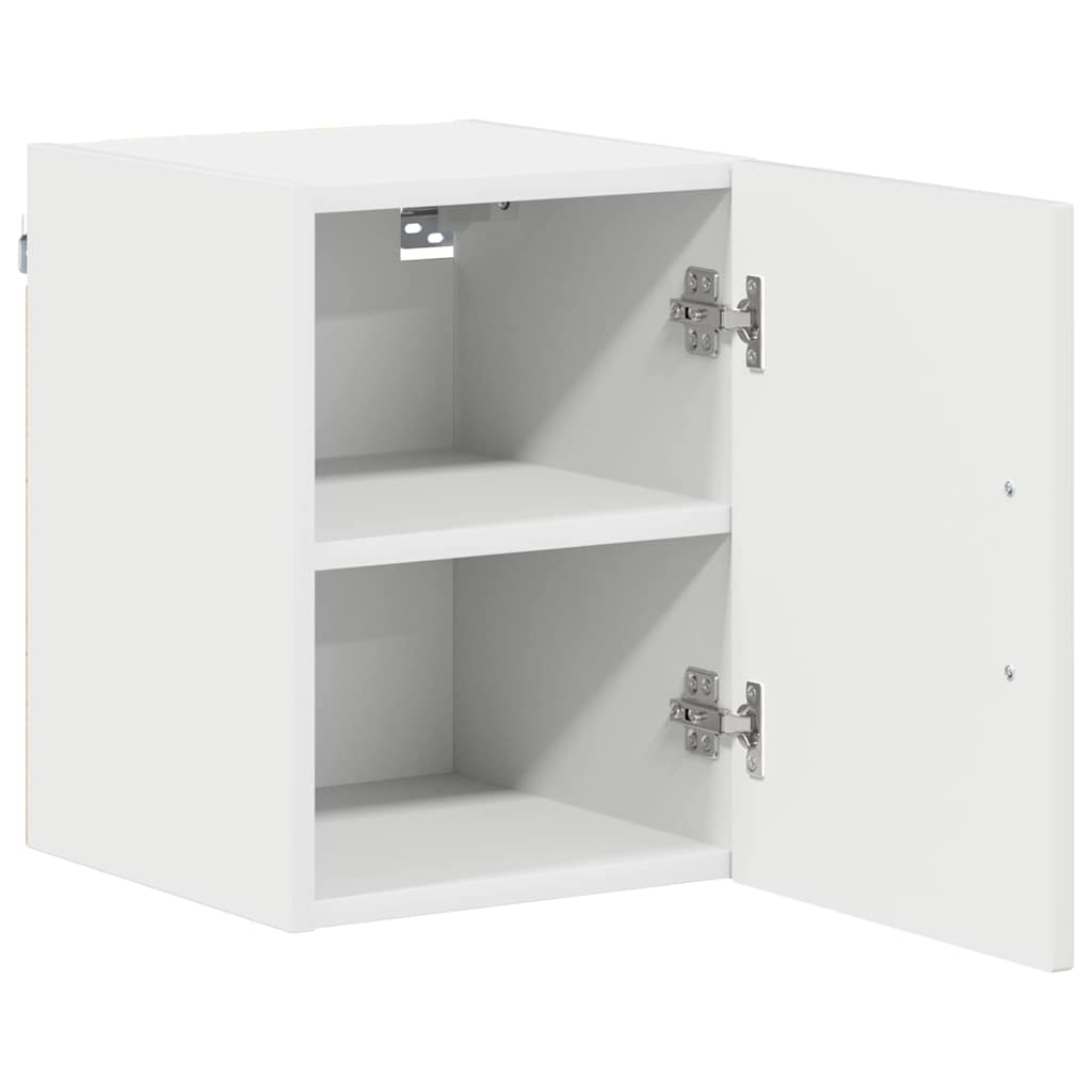 Küchenwandschrank mit Tür 2 pcs Hochglanz Weiß 30 x 31 x 40 cm