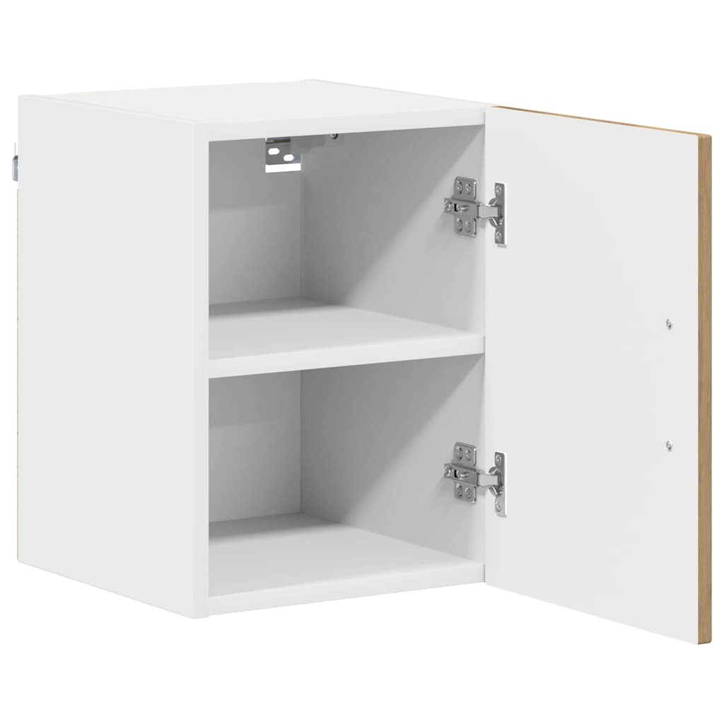 Küchenwandschrank mit Regal 2 pcs Artisan-Eiche 30 x 31 x 40 cm