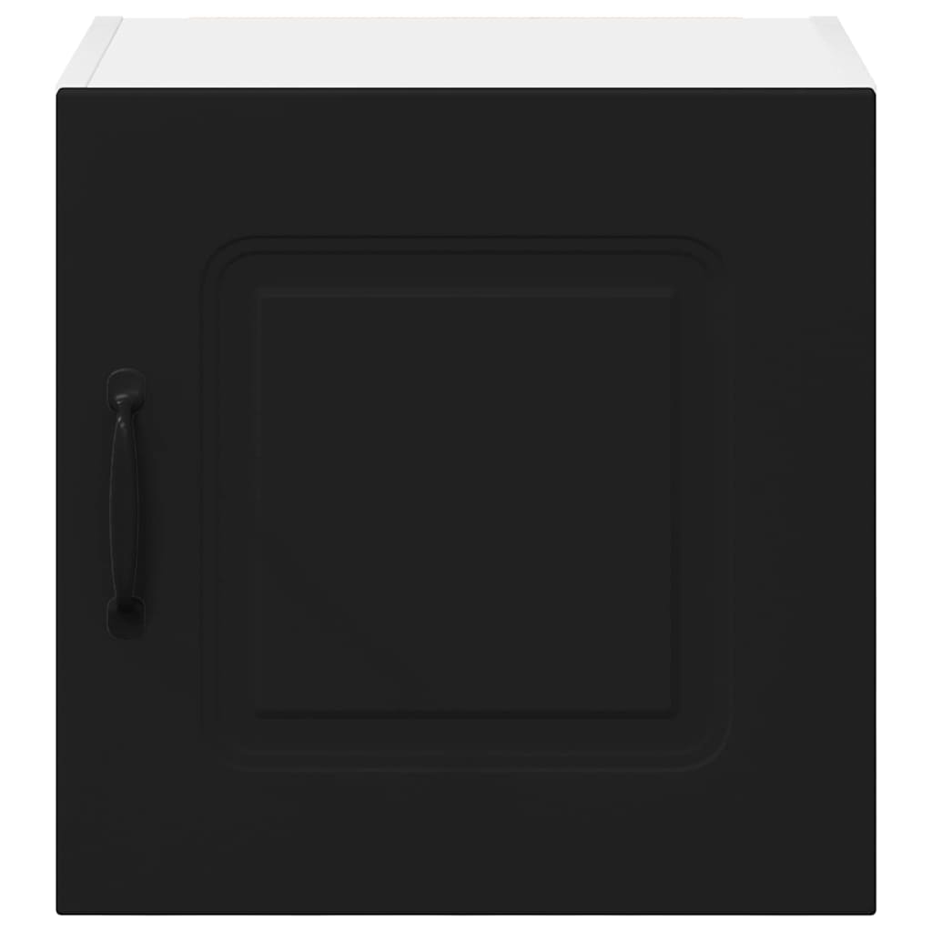Küchenwandschrank mit Tür Schwarz 40 x 31 x 40 cm Holzwerkstoff