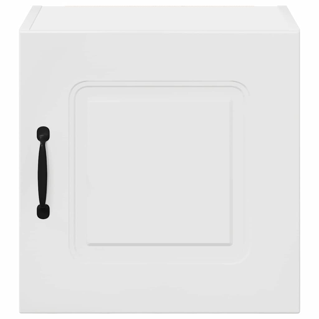 Küchenwandschrank mit Tür 2 pcs Hochglanz Weiß 40 x 31 x 40 cm