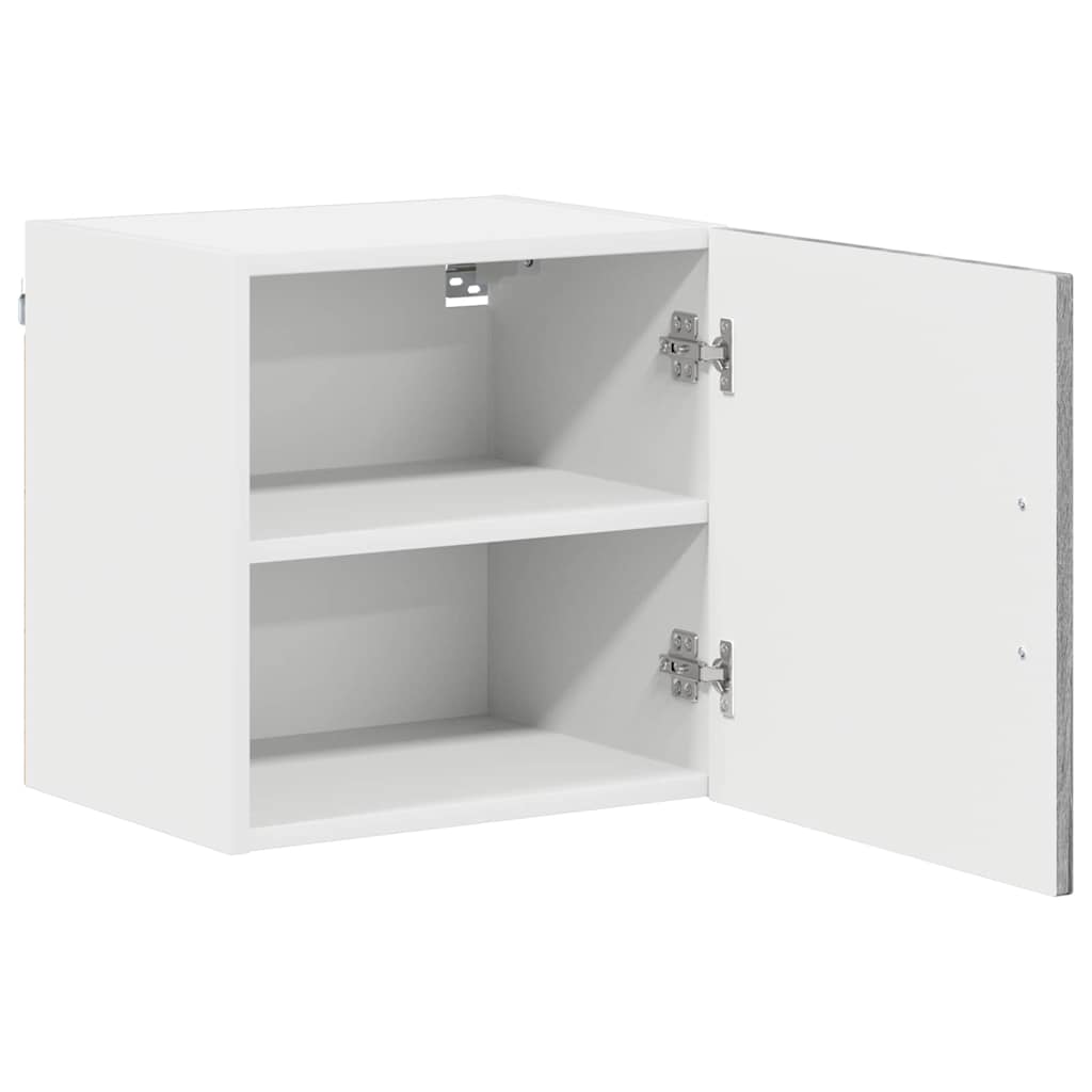 Küchenwandschrank mit Regal 2 pcs Graues Sonoma 40 x 31 x 40 cm