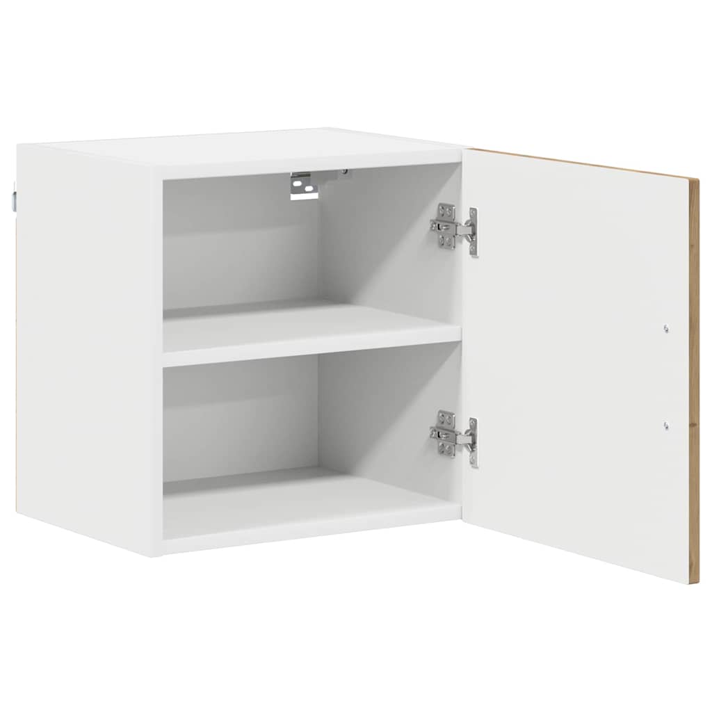 Küchenwandschrank mit Regal 2 pcs Artisan-Eiche 40 x 31 x 40 cm