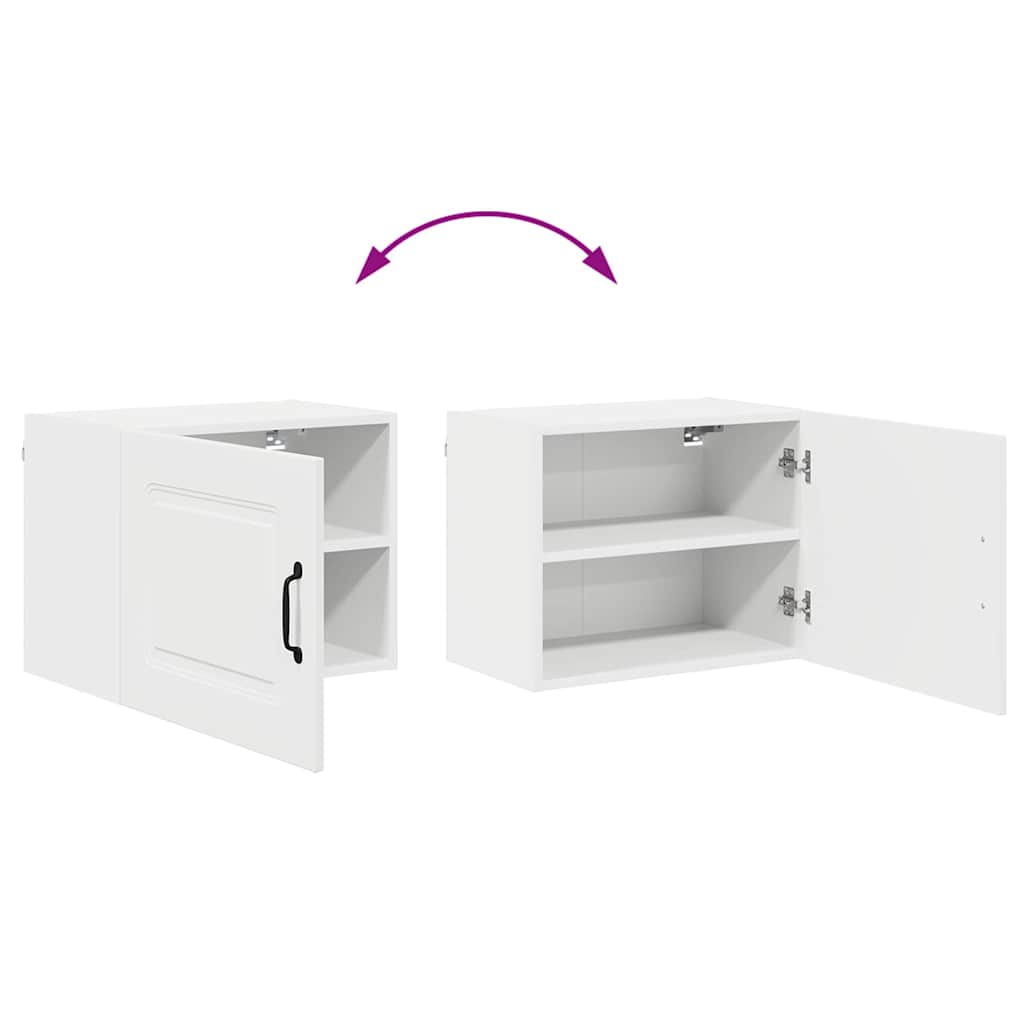 Küchenhängeschrank mit Regal Weiß 50 x 31 x 40 cm Holzwerkstoff