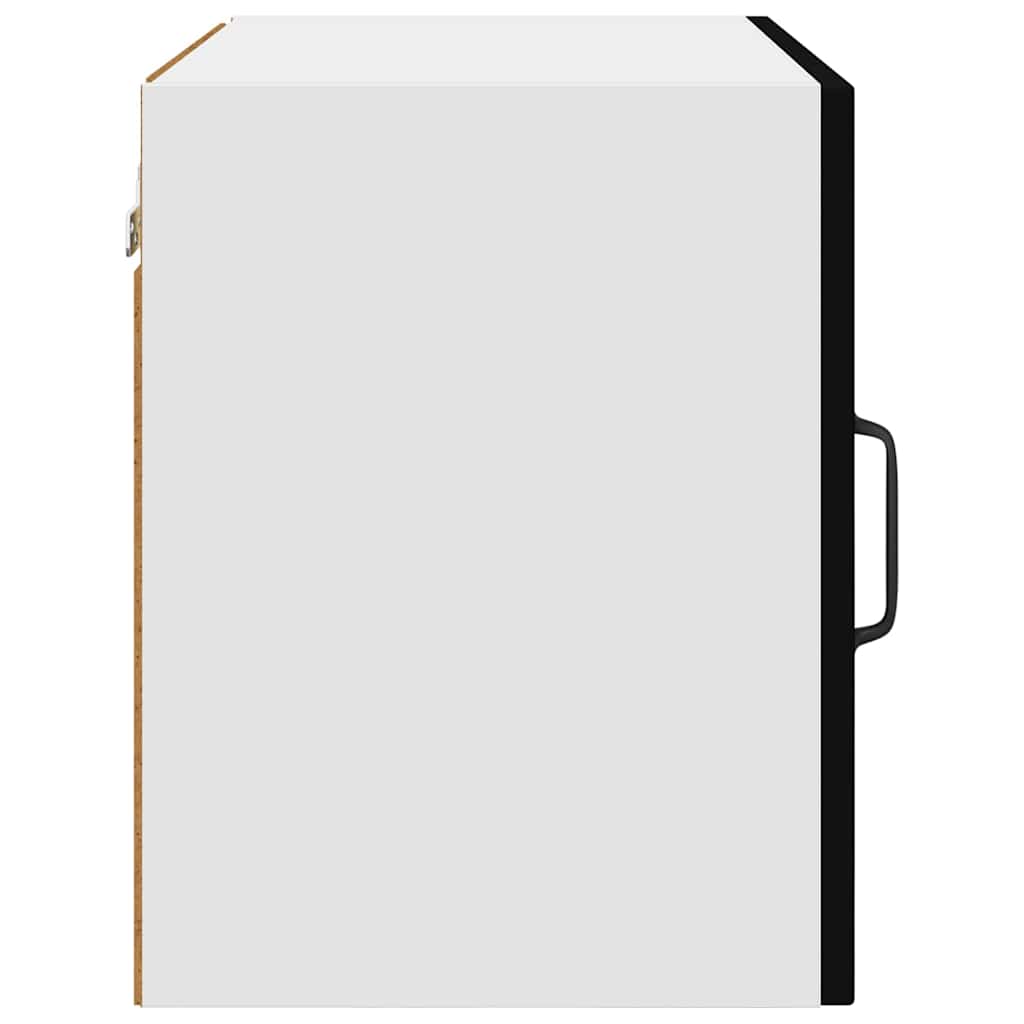 Küchenwandschrank mit Tür Schwarz 50 x 31 x 40 cm Holzwerkstoff