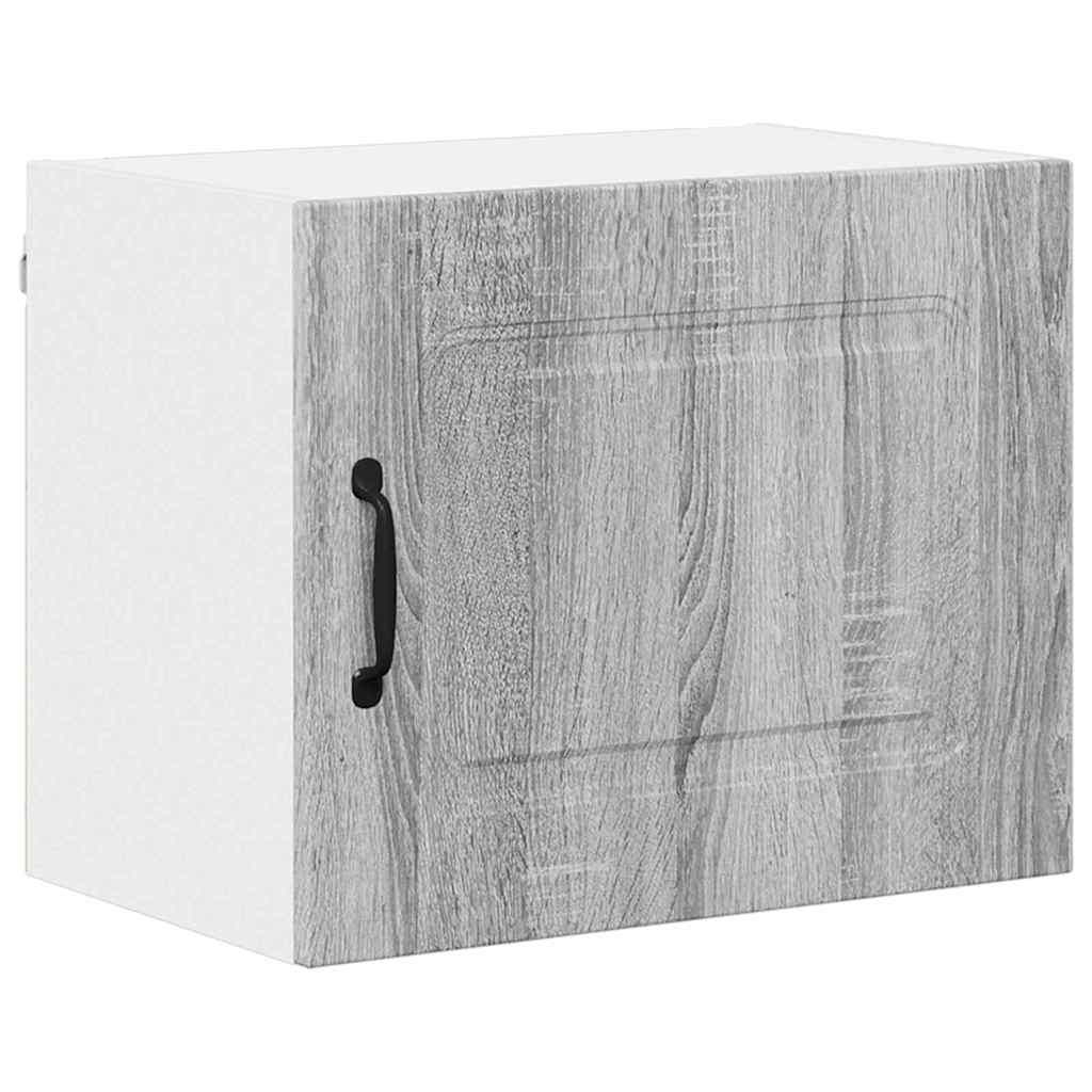 Küchenwandschrank mit Regal 2 pcs Graues Sonoma 50 x 31 x 40 cm