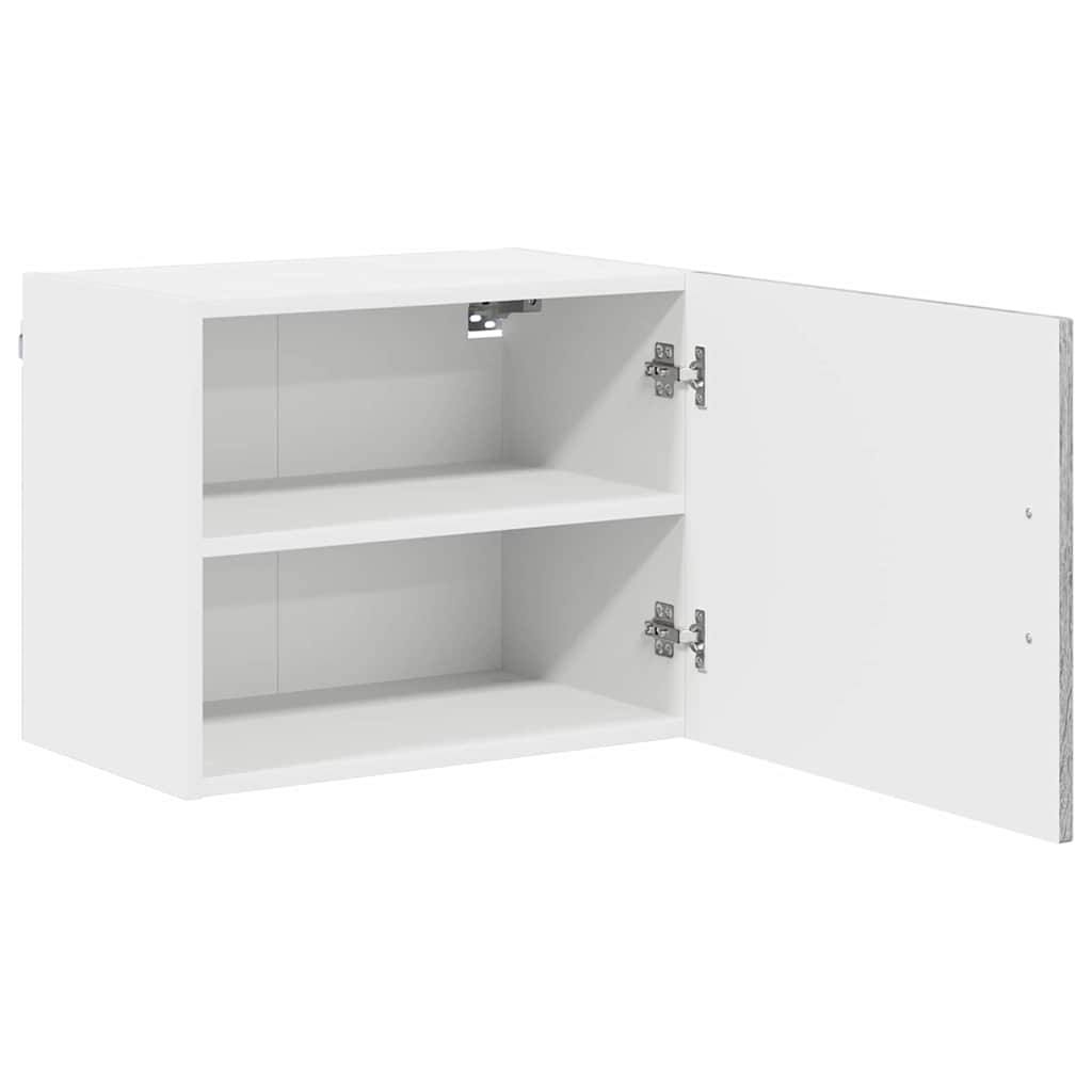 Küchenwandschrank mit Regal 2 pcs Graues Sonoma 50 x 31 x 40 cm