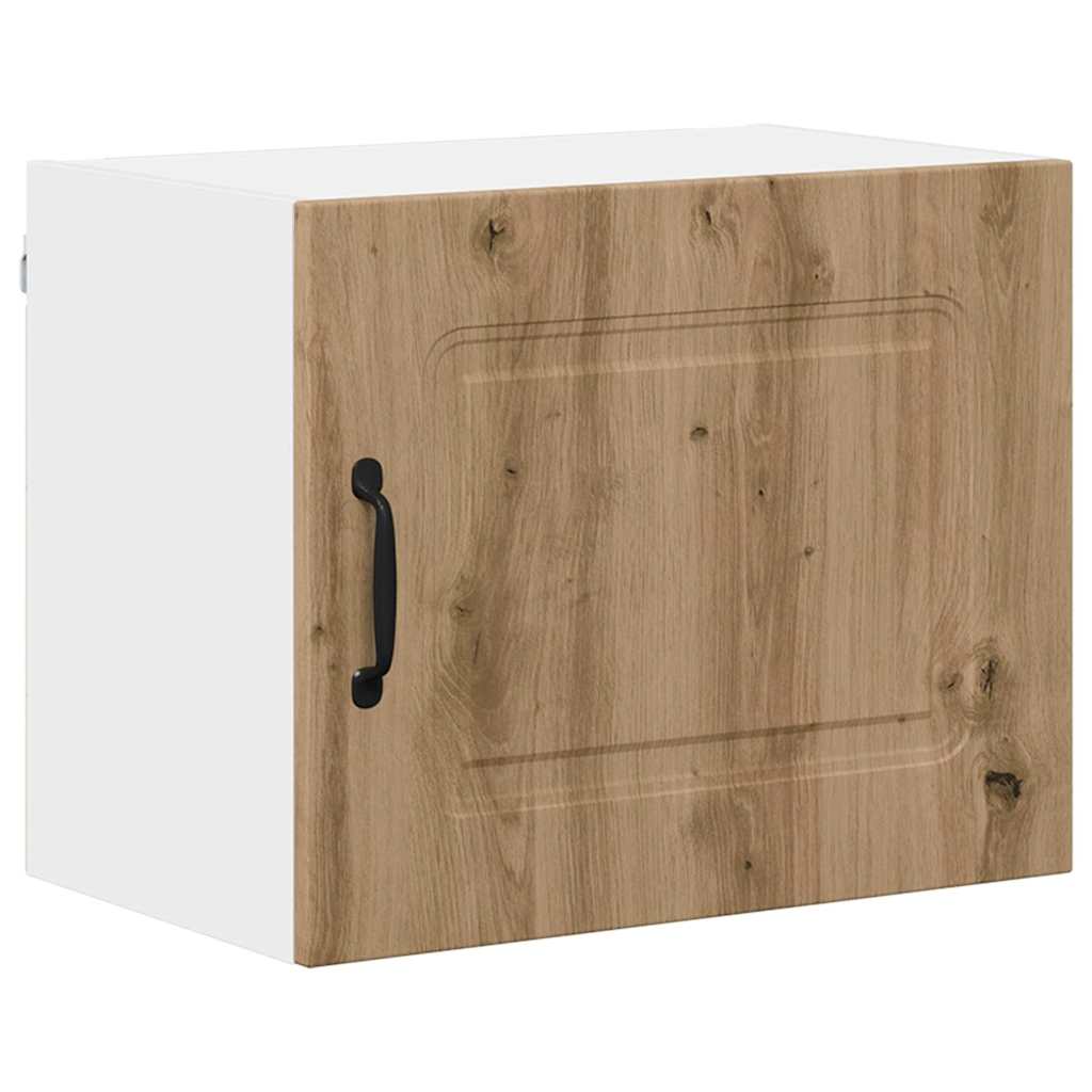 Küchenwandschrank mit Regal 2 pcs Artisan-Eiche 50 x 31 x 40 cm