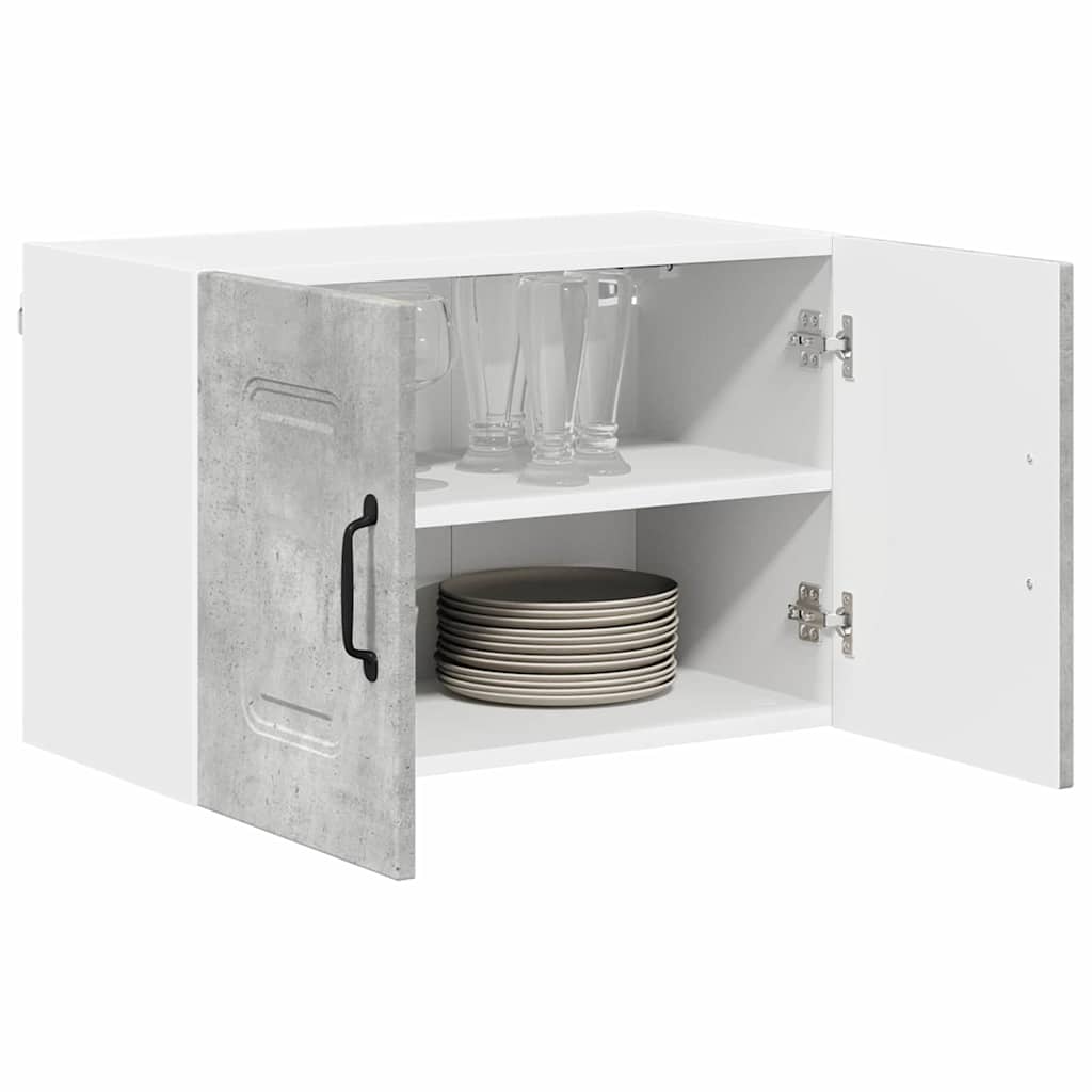 Küchenwandschrank Beton Grau 60 x 31 x 40 cm Holzwerkstoff