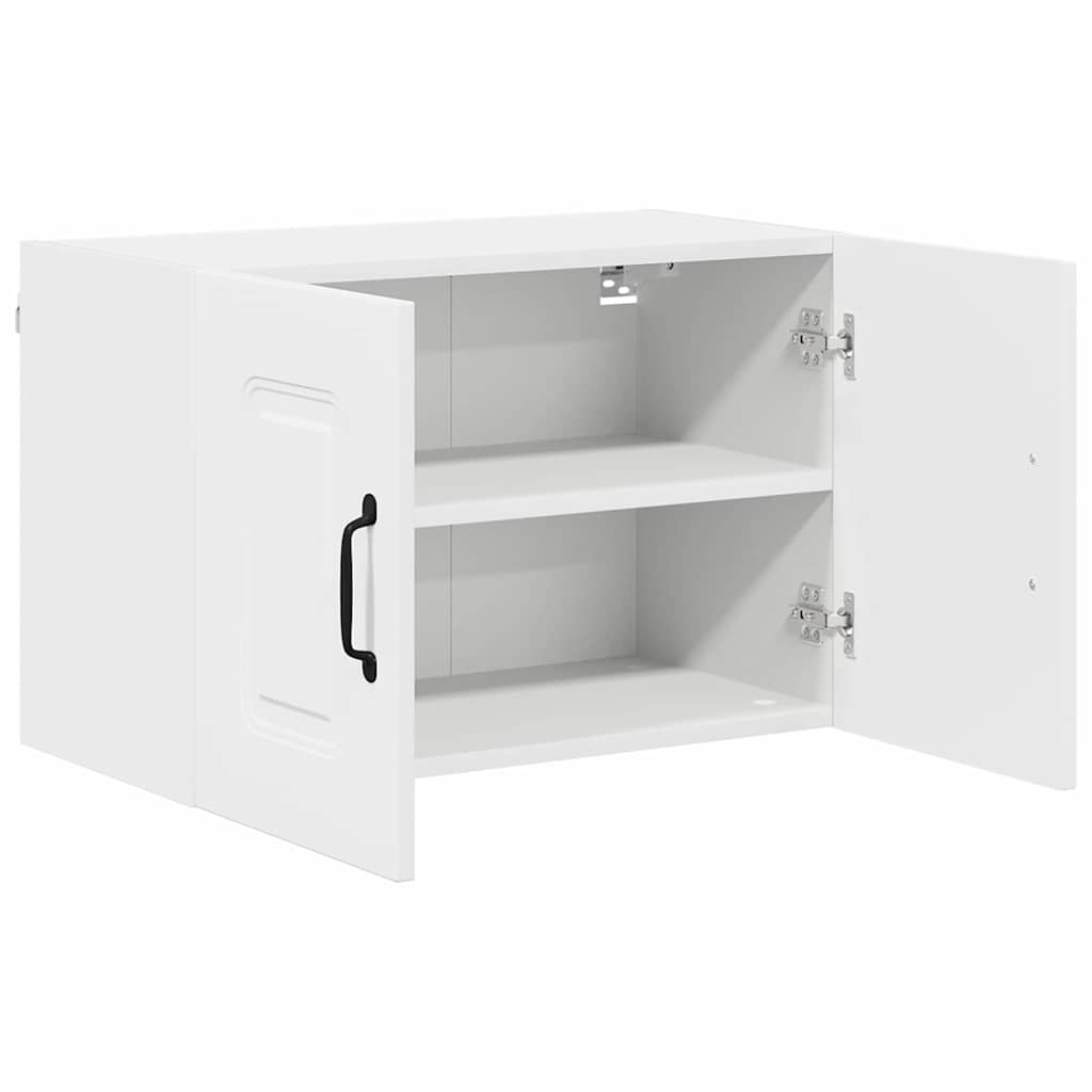 Küchenwandschrank mit Tür 2 pcs Hochglanz Weiß 60 x 31 x 40 cm