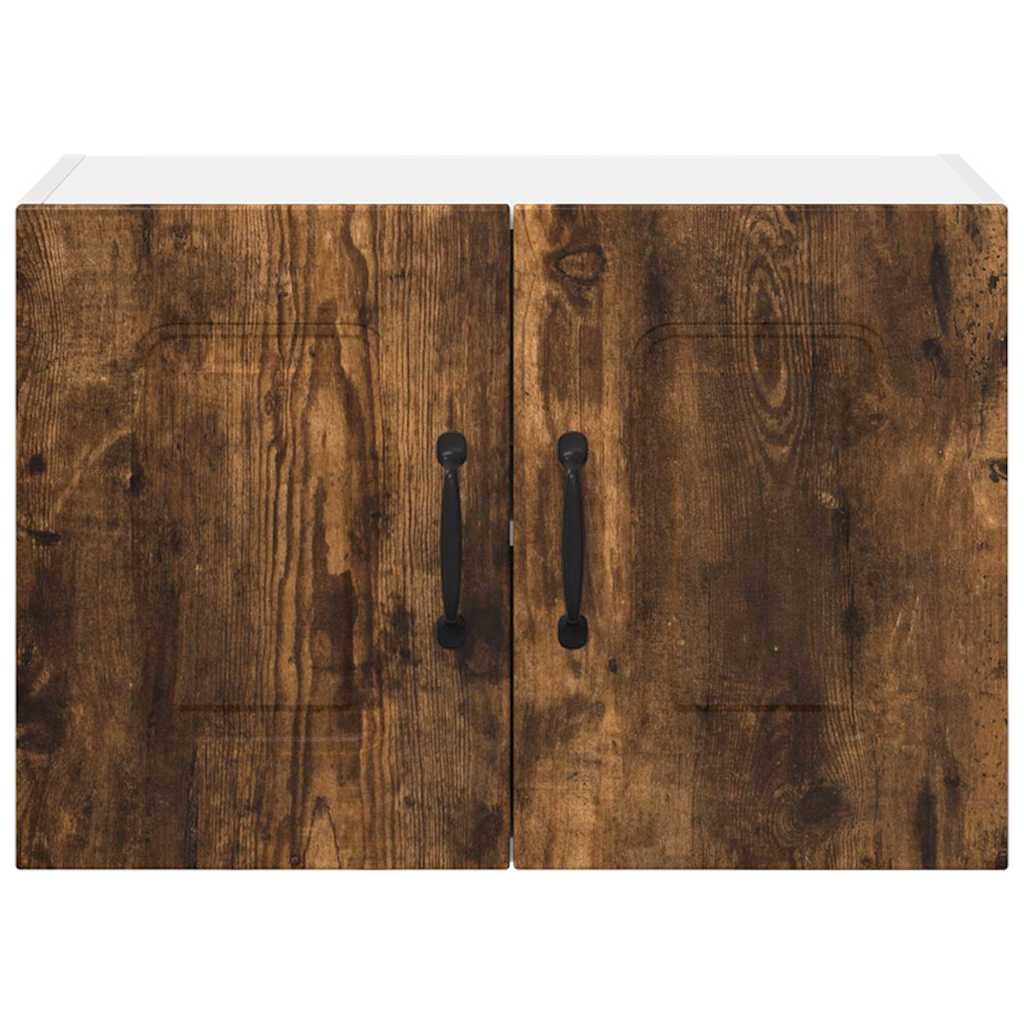 Küchenhängeschrank mit Regal Geräucherte Eiche 60 x 31 x 40 cm