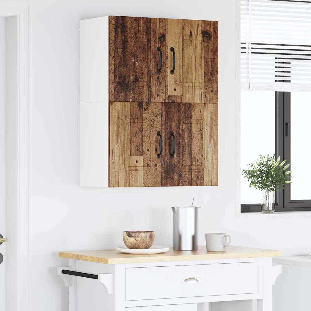 Küchenwandschrank mit Tür Altholz 60 x 31 x 40 cm Holzwerkstoff