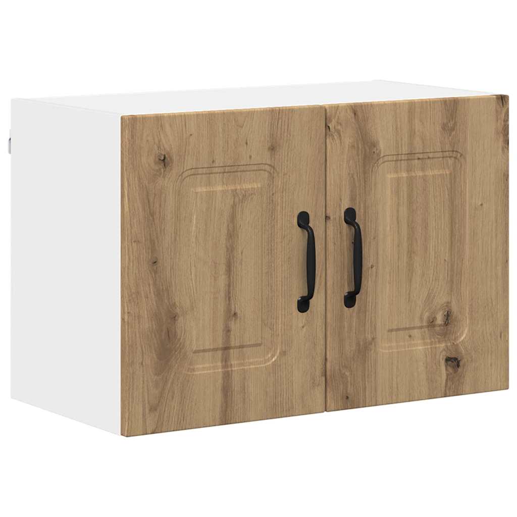 Küchenwandschrank mit Regal 2 pcs Artisan-Eiche 60 x 31 x 40 cm