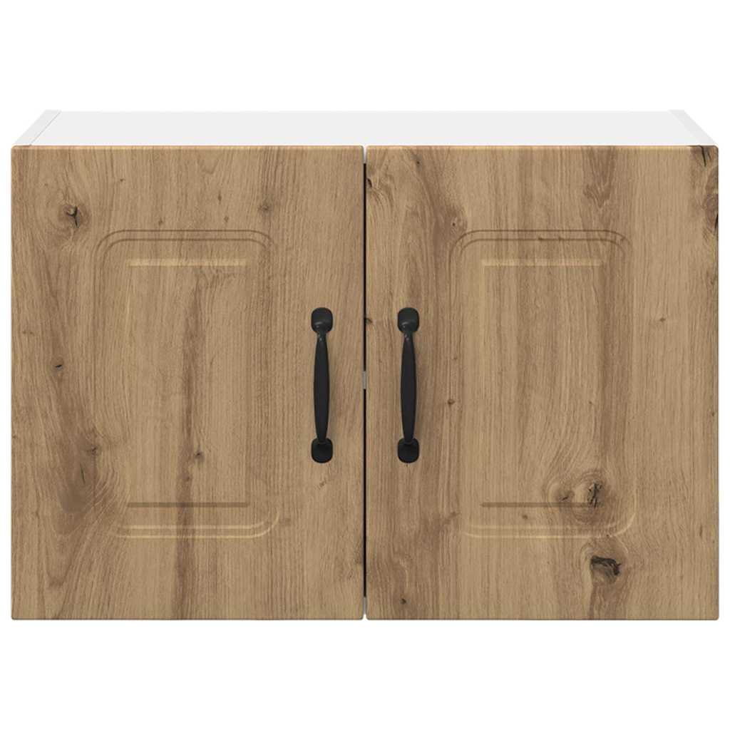 Küchenwandschrank mit Regal 2 pcs Artisan-Eiche 60 x 31 x 40 cm
