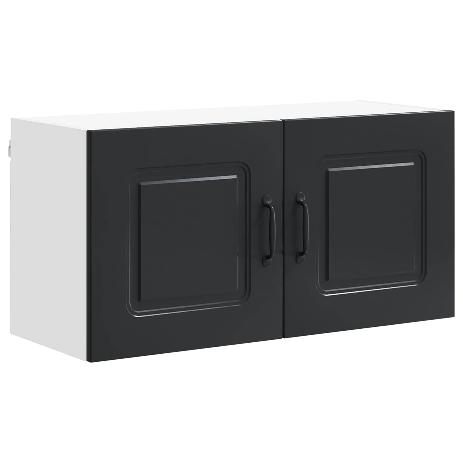 Geschirrspülerfront Kalmar Schwarz 80 x 31 x 40 cm