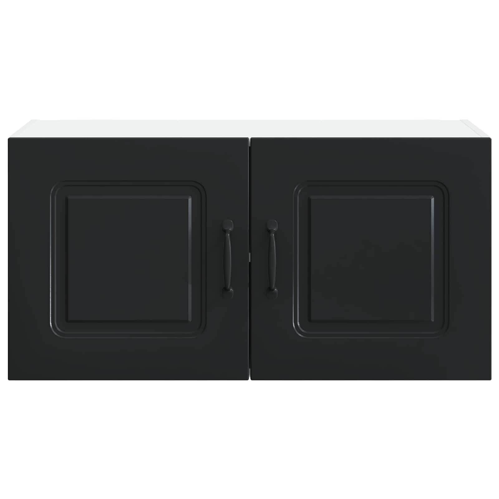Geschirrspülerfront Kalmar Schwarz 80 x 31 x 40 cm