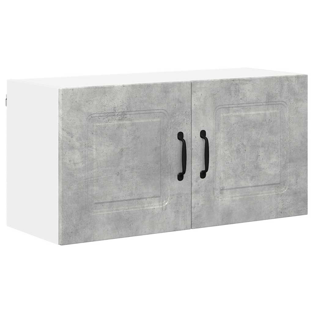 Küchenwandschrank Beton Grau 80 x 31 x 40 cm Holzwerkstoff