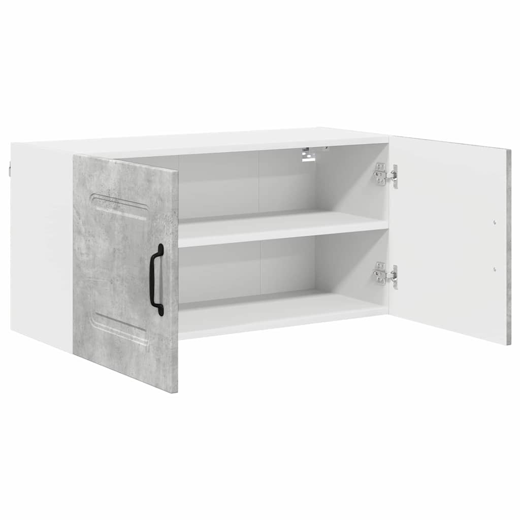 Küchenwandschrank Beton Grau 80 x 31 x 40 cm Holzwerkstoff