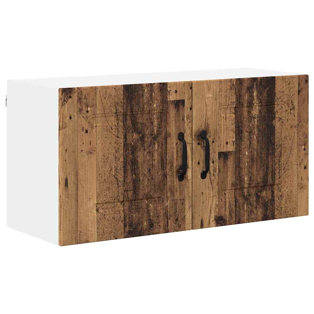 Küchenwandschrank mit Tür Altholz 80 x 31 x 40 cm Holzwerkstoff