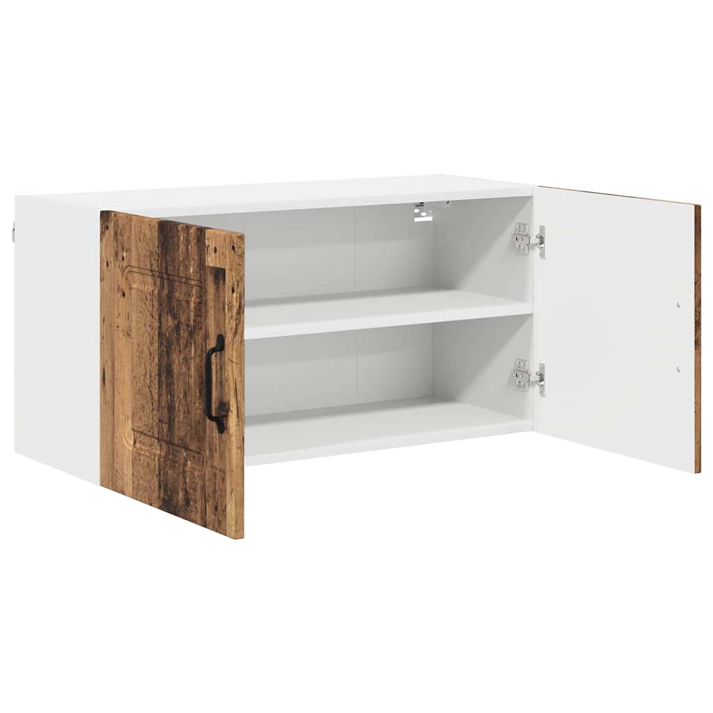 Küchenwandschrank mit Tür Altholz 80 x 31 x 40 cm Holzwerkstoff