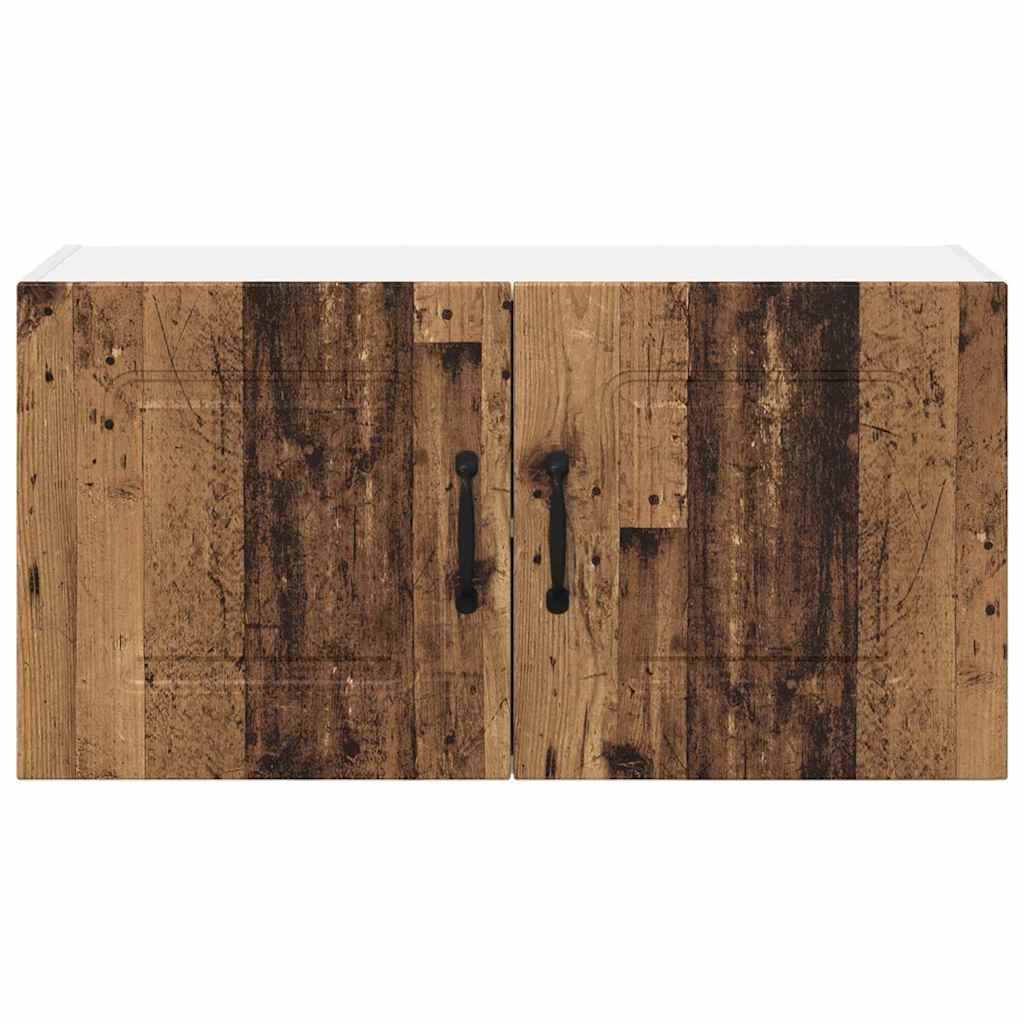Küchenwandschrank mit Tür Altholz 80 x 31 x 40 cm Holzwerkstoff