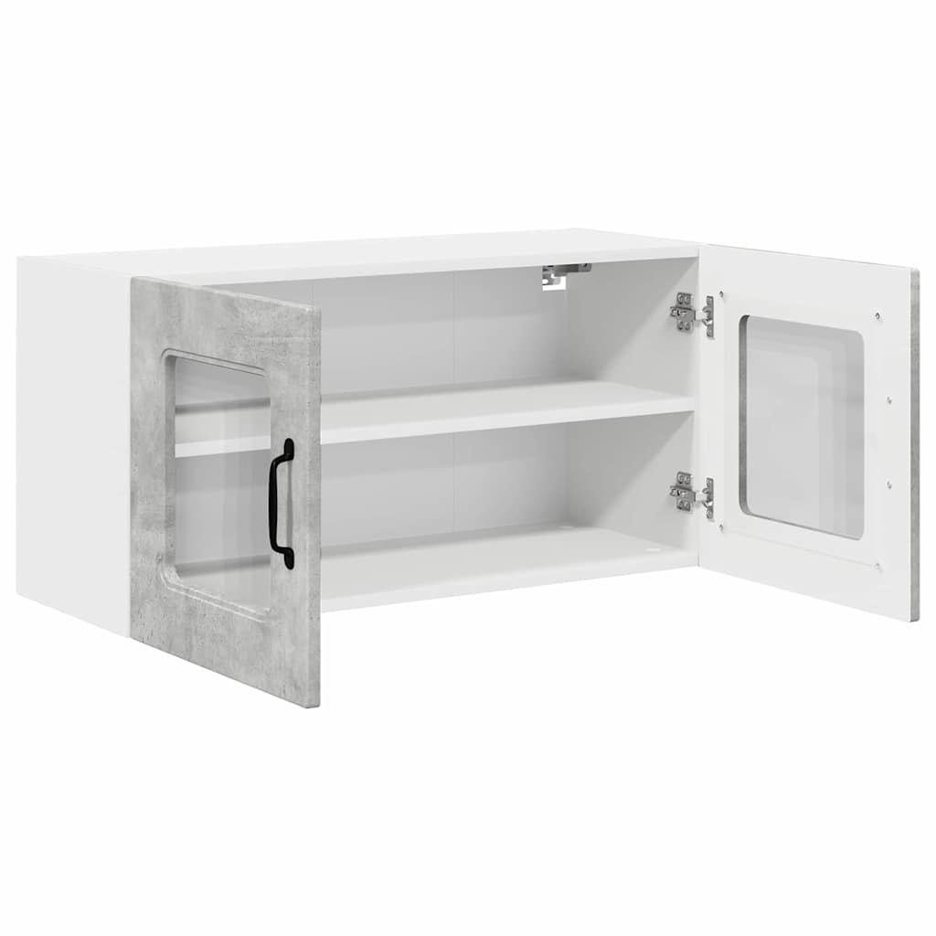 Küchenwandschrank Beton Grau 80 x 31 x 40 cm Holzwerkstoff