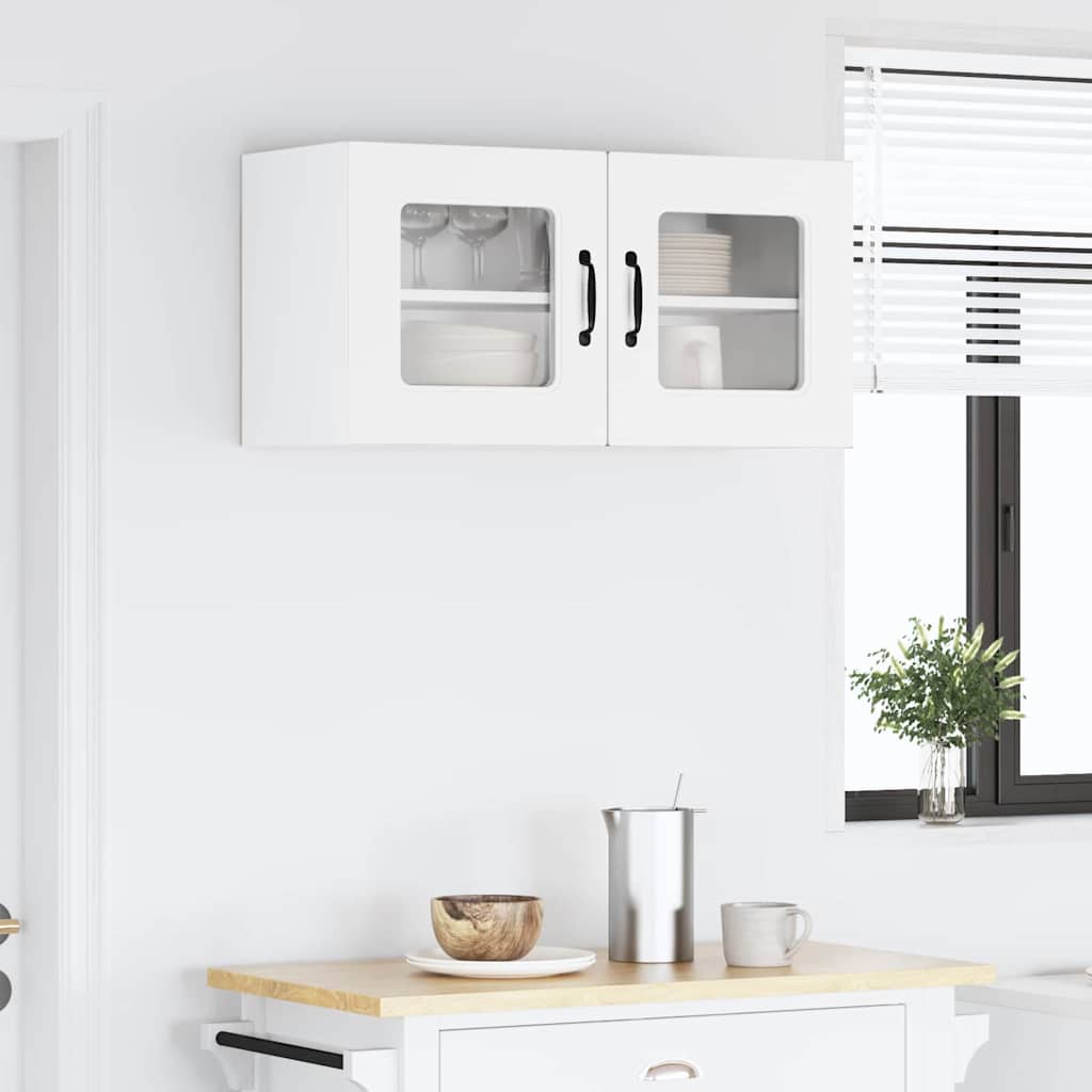 Küchenwandschrank Hochglanz Weiß 80 x 31 x 40 cm Holzwerkstoff
