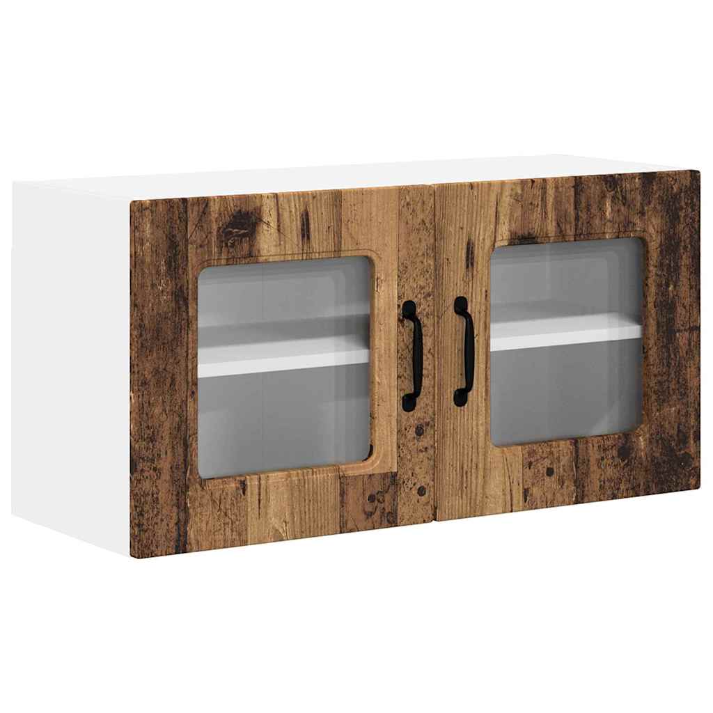 Küchenwandschrank mit Tür Altholz 80 x 31 x 40 cm Holzwerkstoff