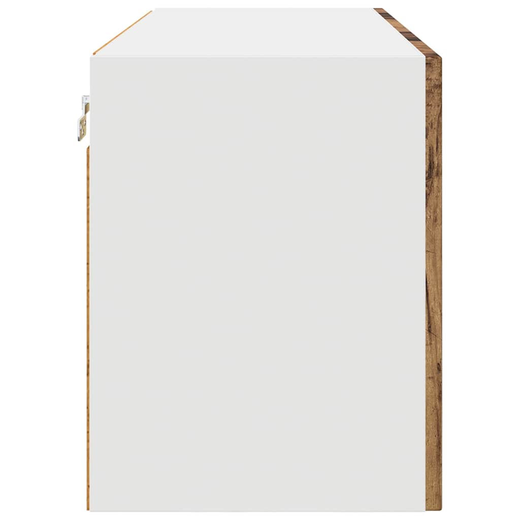 Küchenwandschrank mit Tür Altholz 80 x 31 x 40 cm Holzwerkstoff