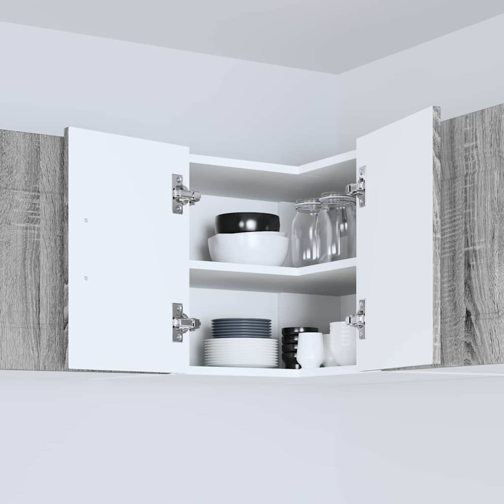 Küchenwandschrank Graues Sonoma 57 x 57 x 40 cm Holzwerkstoff