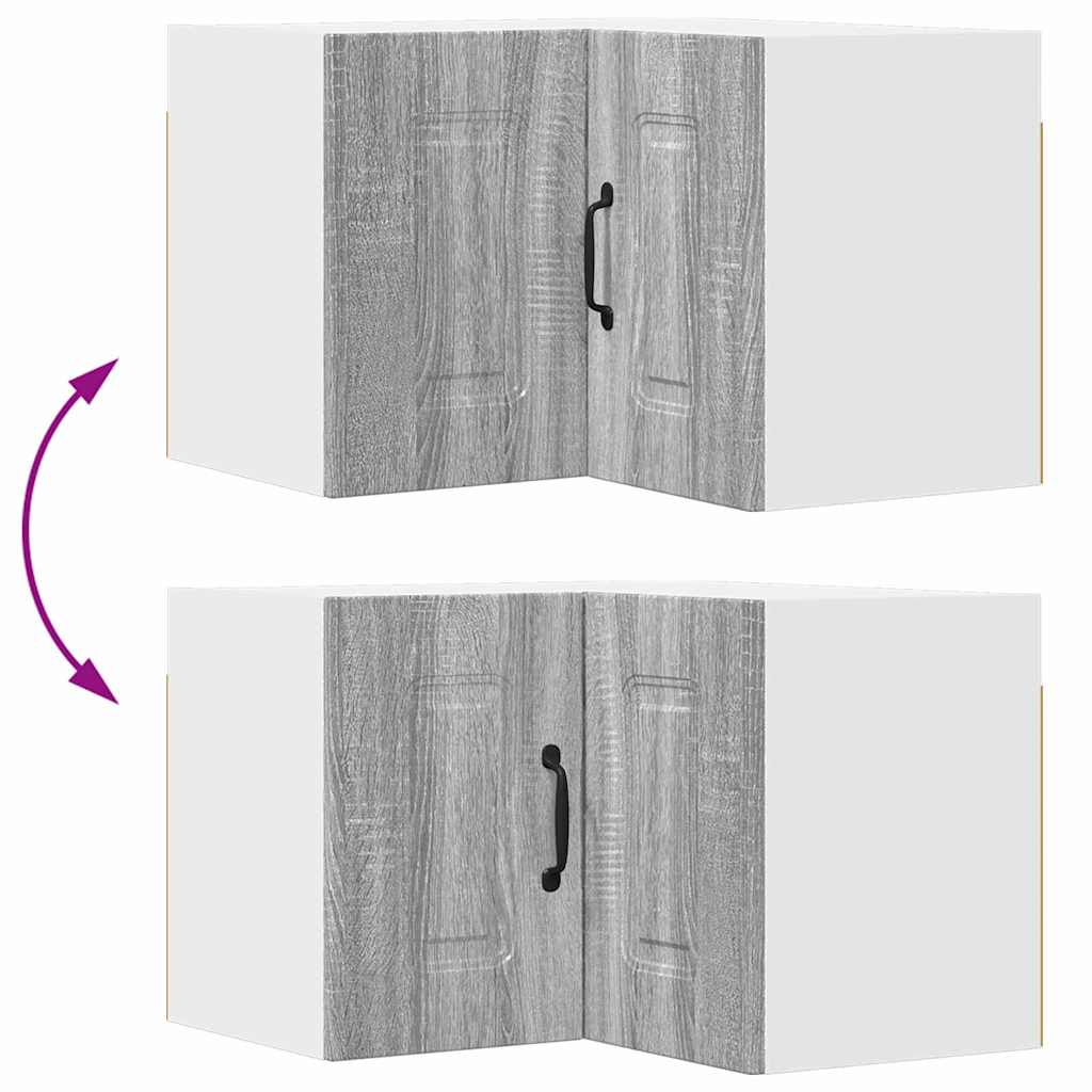 Küchenwandschrank Graues Sonoma 57 x 57 x 40 cm Holzwerkstoff
