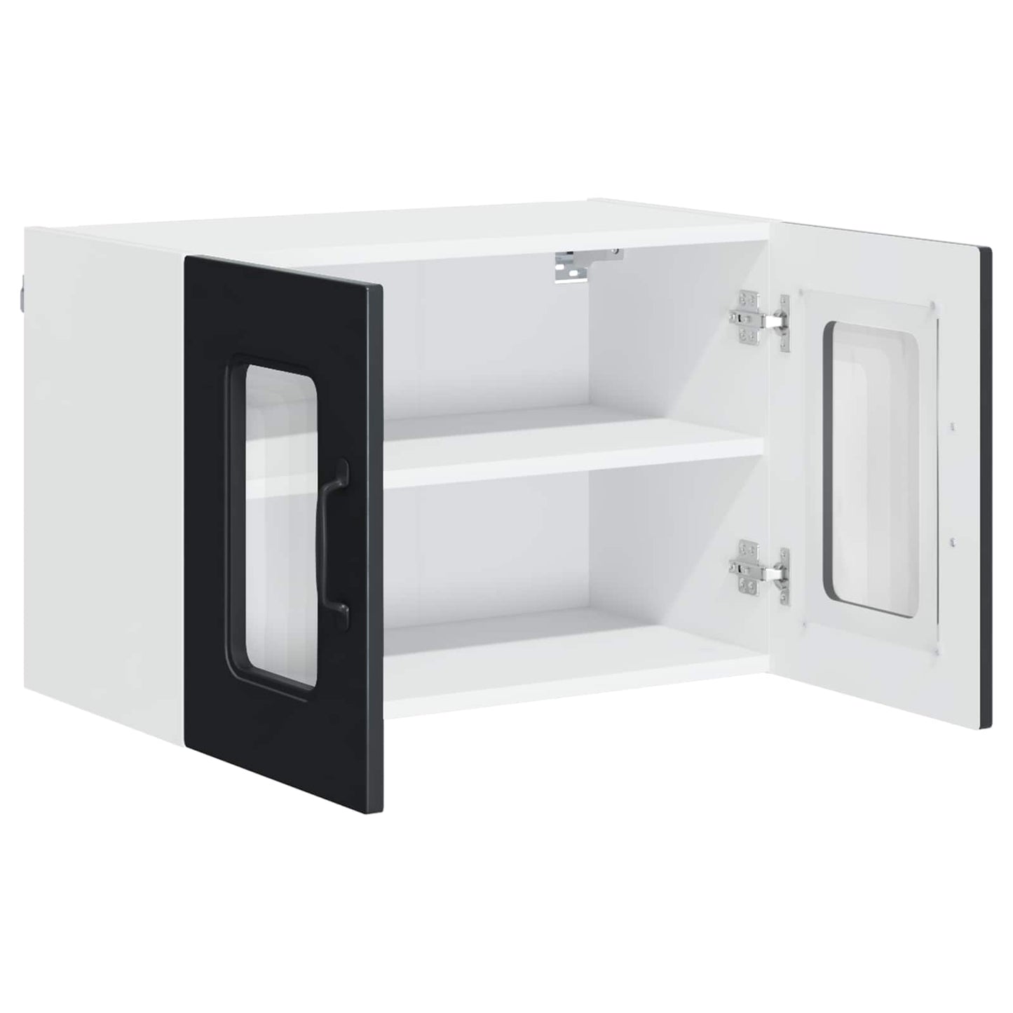 Geschirrspülerfront Kalmar 2 stk. Schwarz Holzwerkstoff