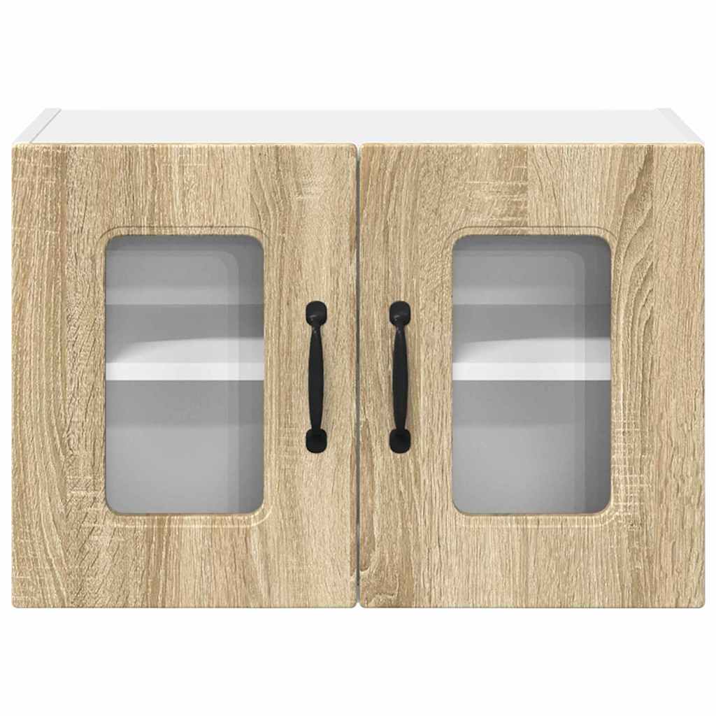 Küchenhängeschrank mit Regal 2 pcs Sonoma-Eiche 60 x 31 x 40 cm